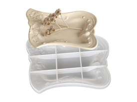 Molde silicona plato rectangular BARROCO 